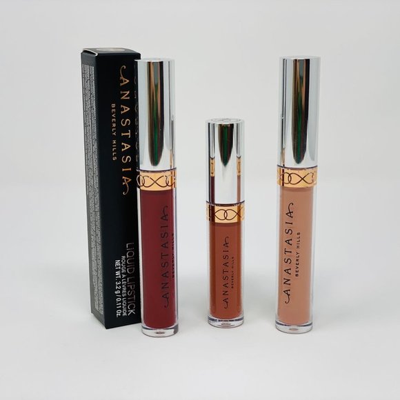 3PK Anastasia Liquid Lipstick-3colors/long wearing - Picture 2 of 3